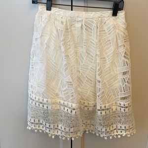 Women’s white French connection sz 6 skirt